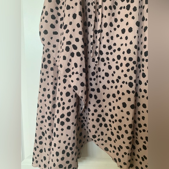 NWT boutique leopard polka dot layered ruffle skirt size m - Picture 6 of 7